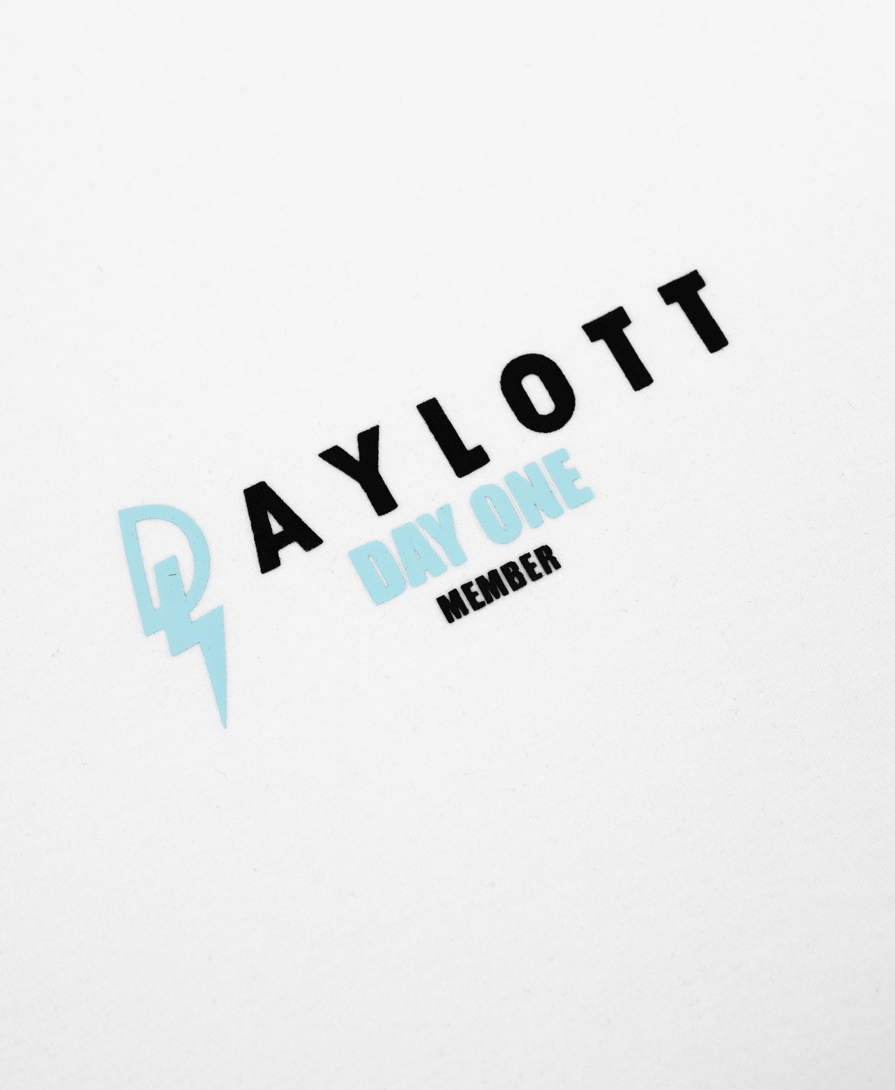 'DAY ONE' White/Blue Tee