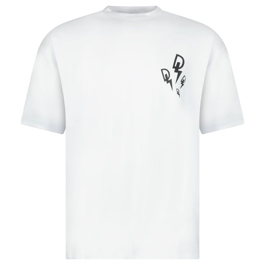White 4 Logo Tee