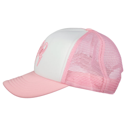 Pink/White Triple Logo Cap