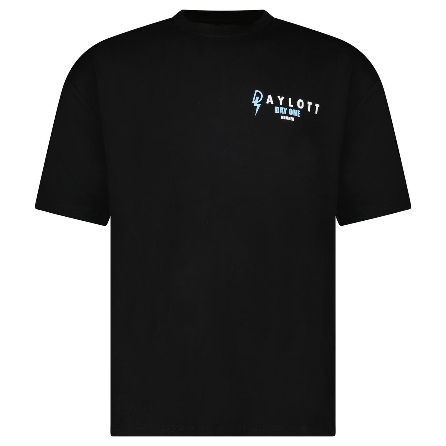 'DAY ONE' Black/Blue Tee