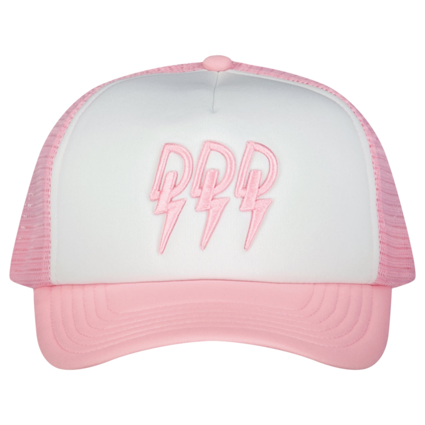 Pink/White Triple Logo Cap