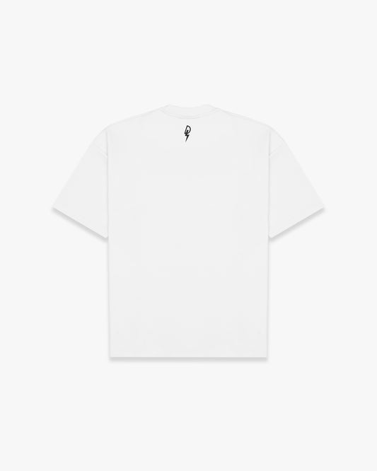 'DAY ONE' White/Pink Tee