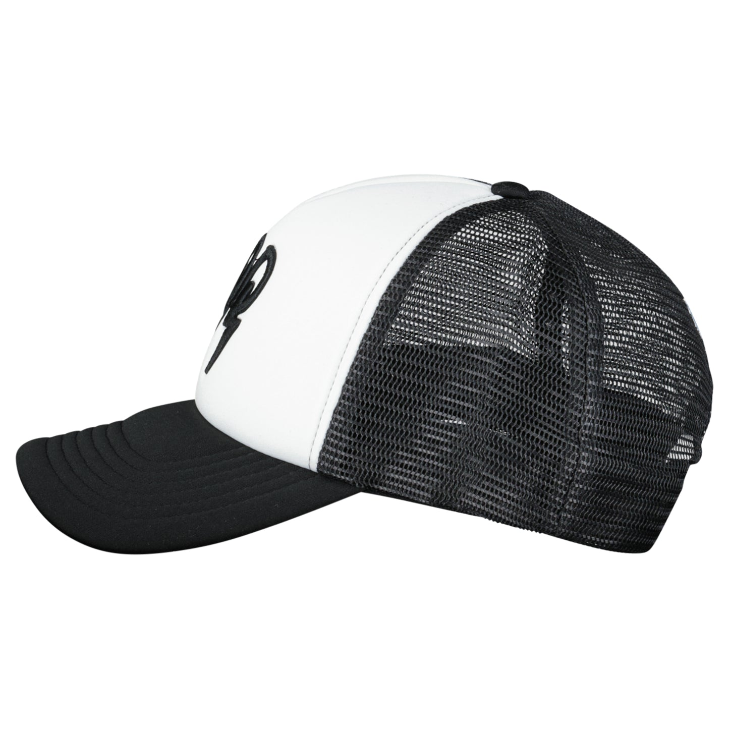 Black/White Triple Logo Cap