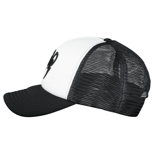 Black/White Triple Logo Cap