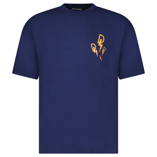 Navy 4 Logo Tee